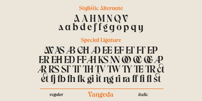 Vangeda Font Poster 8