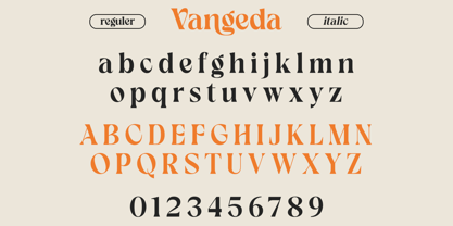 Vangeda Font Poster 6