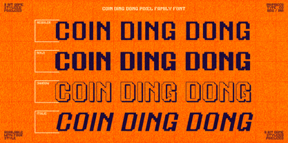 Coin Ding Dong Fuente Póster 10