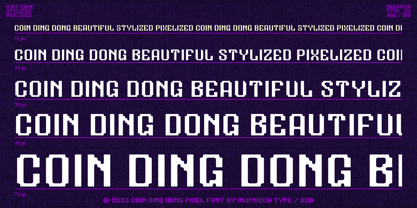 Coin Ding Dong Font Poster 8