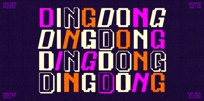 Coin Ding Dong Font Poster 9