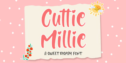 Cutie Millie Font Poster 1