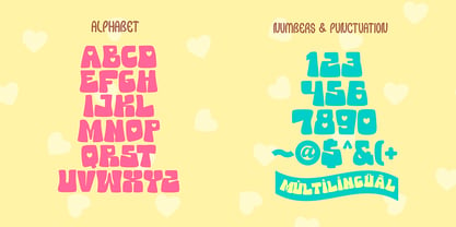 Love Pica Font Poster 2