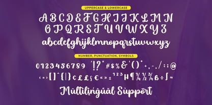 Lhetyan Script Font Poster 5