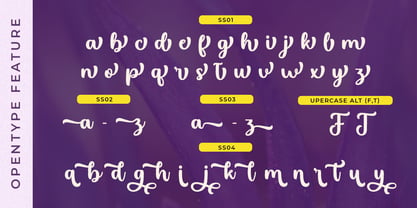 Lhetyan Script Font Poster 6