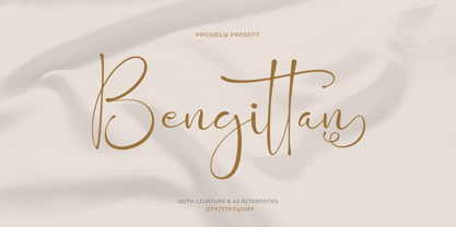 Bengittan Font Poster 1