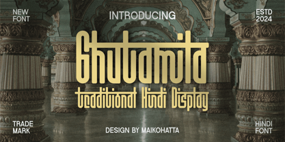 Ghutamila Font Poster 1