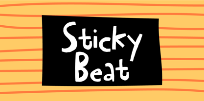 Sticky Beat Font Poster 1