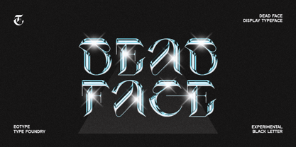 Dead Face Font Poster 1