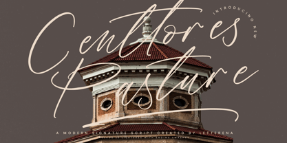 Centtores Pasture Font Poster 1