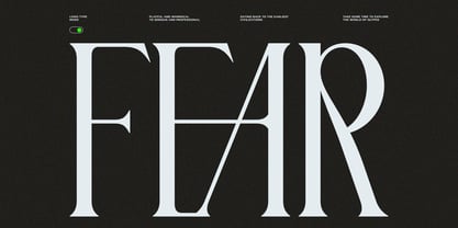 TBJ Gramon Condensed Stylish Fuente Póster 6