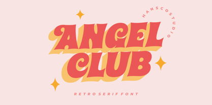 Angel Club Font Poster 1