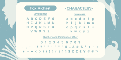 Fox Michael Font Poster 7