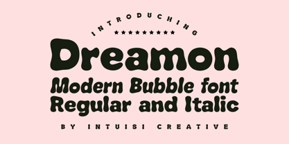 Dreamon Font Poster 1