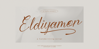 Eldiyamor Font Poster 1