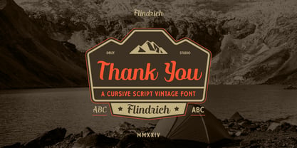 Flindrich Font Poster 10