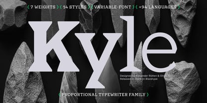 Kyle Variable Font Poster 1