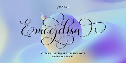 Emogdisa Font Poster 9