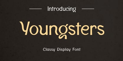 Youngsters Font Poster 1
