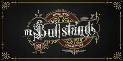 Bullstand Font Poster 1