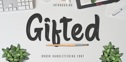 Gifted Font Poster 1