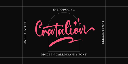 Cratalion Font Poster 1