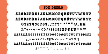 Fox Diablo Rust Font Poster 6