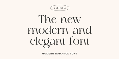 Modern Romance Font Poster 5