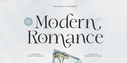 Modern Romance Font Poster 1