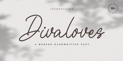 Divaloves Font Poster 1