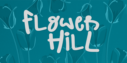 Flower Hill Font Poster 1