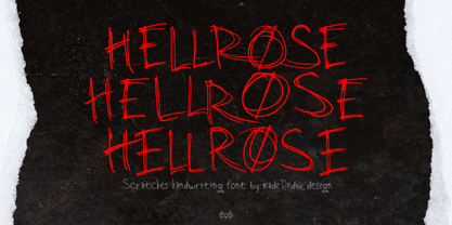 Hellrose Font Poster 1