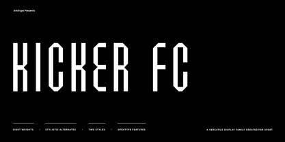 Kicker FC Font Poster 1