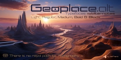 Geoplace Font Poster 3