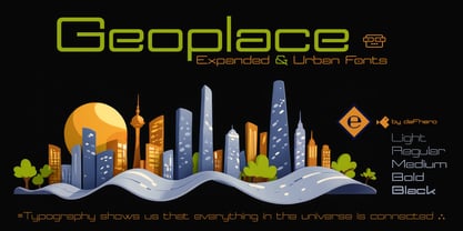 Geoplace Font Poster 1