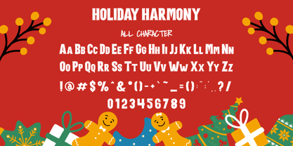 Holiday Harmony Font Poster 11