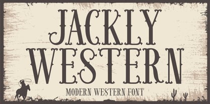 Jackly Western Font Poster 1