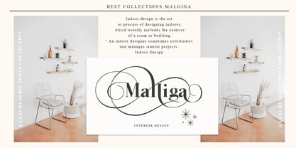 Malgina Font Poster 4