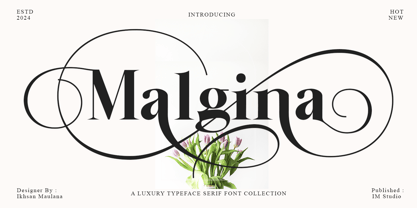 Malgina Font Poster 1