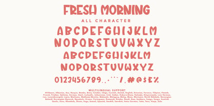 Fresh Morning Fuente Póster 7