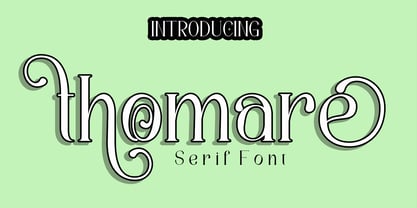 Thomare Font Poster 1