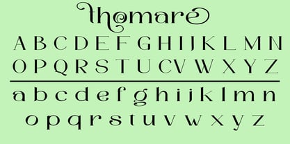 Thomare Font Poster 5