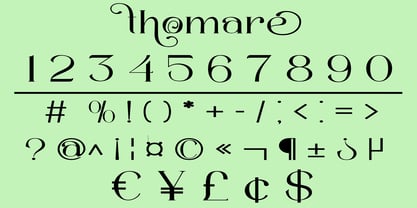 Thomare Font Poster 6