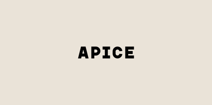 Apice Font Poster 1