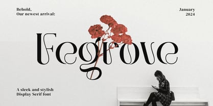 Fegrove Font Poster 1