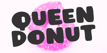 Queen Donut Font Poster 1