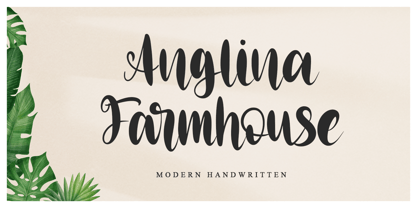 Anglina Farmhouse Font Poster 1