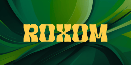 Roxom Font Poster 1