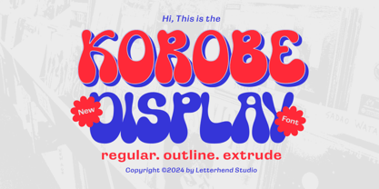 Korobe Font Poster 2