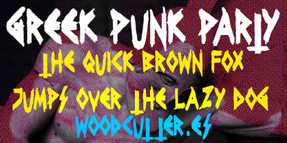 Greek Punk Party Fuente Póster 2